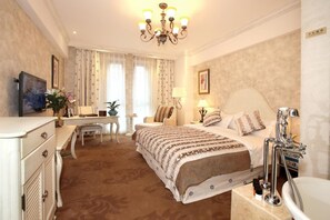 Minibar, desk, blackout curtains, rollaway beds