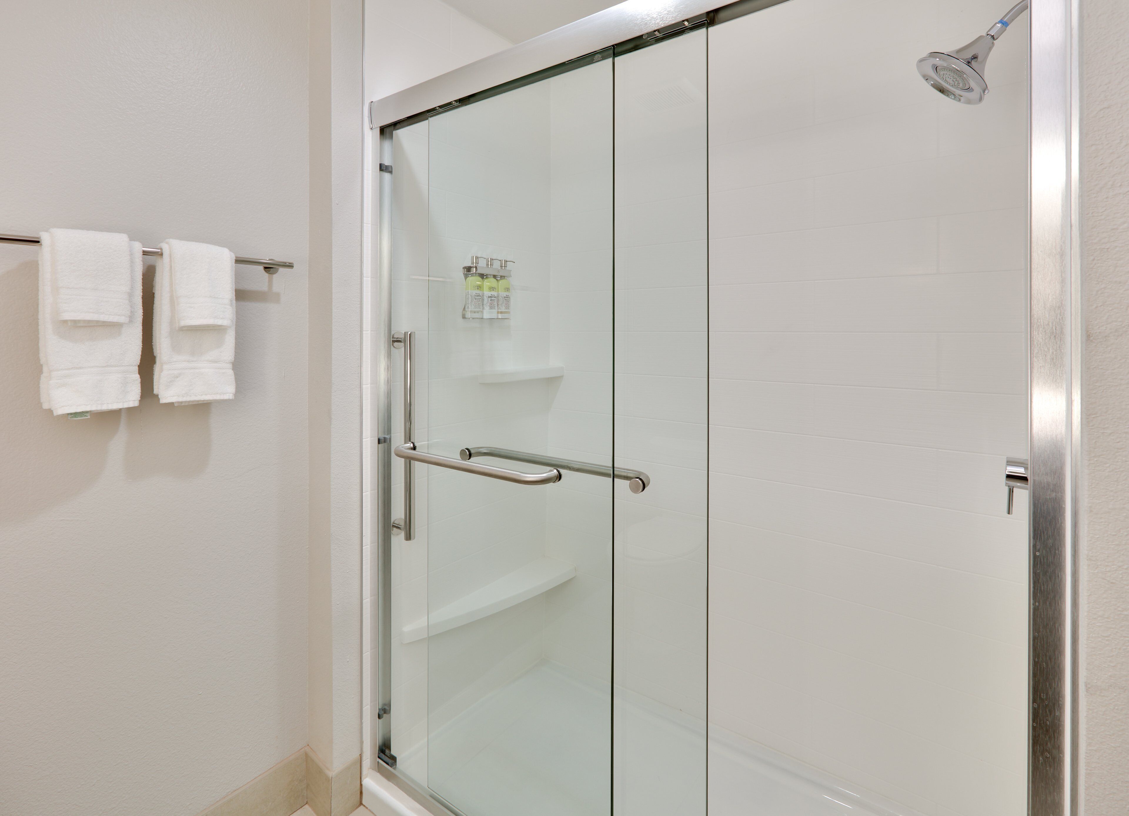 free toiletries, hair dryer, towels, soap