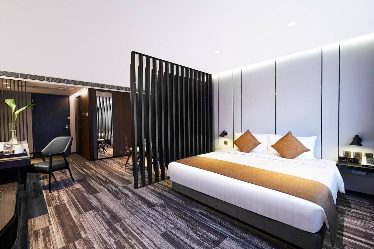 minibar, in-room safe, desk, blackout curtains