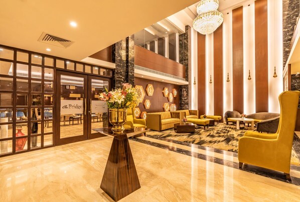 Sala de estar en el lobby