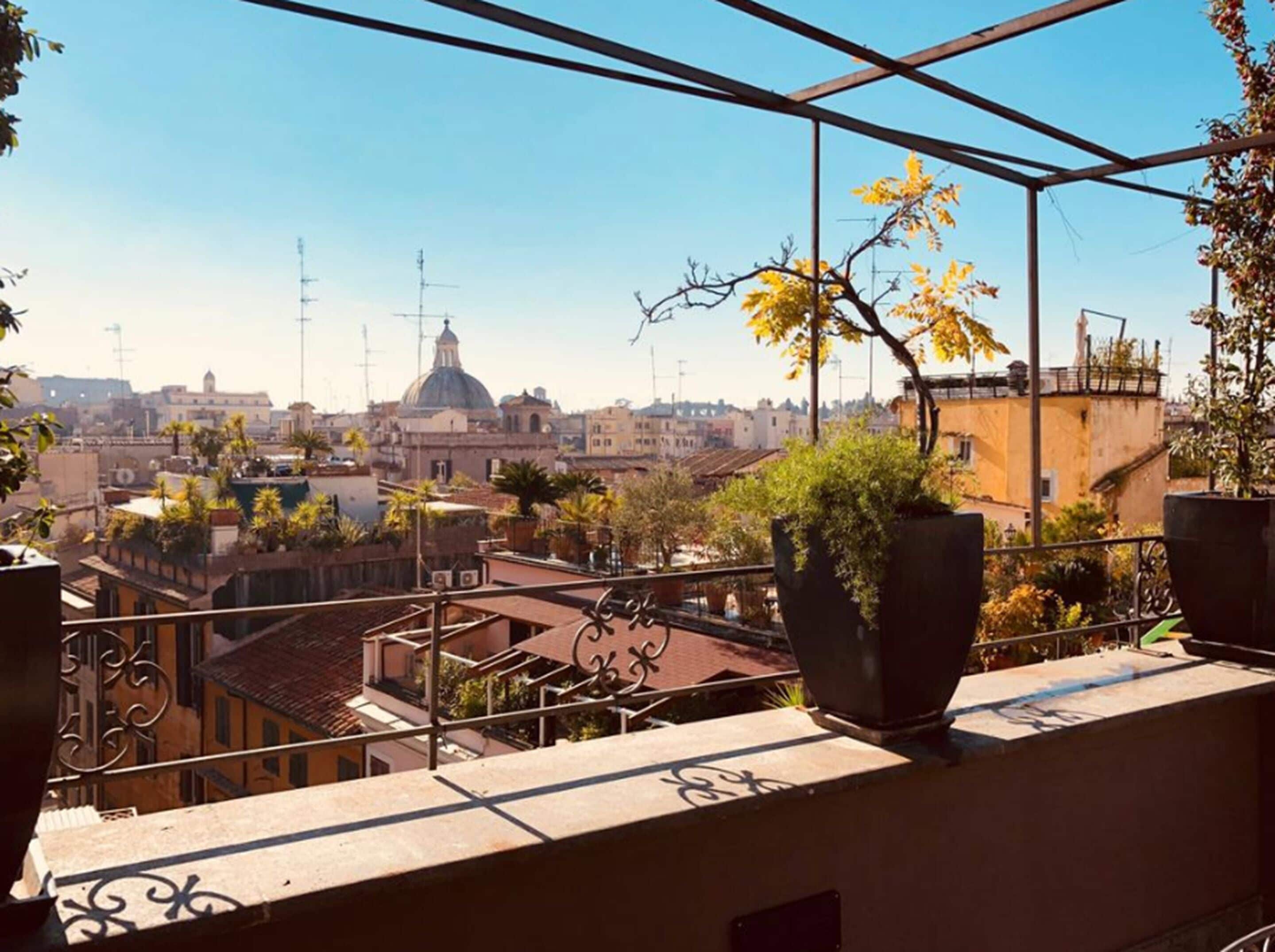 Borgarsýn frá gististað