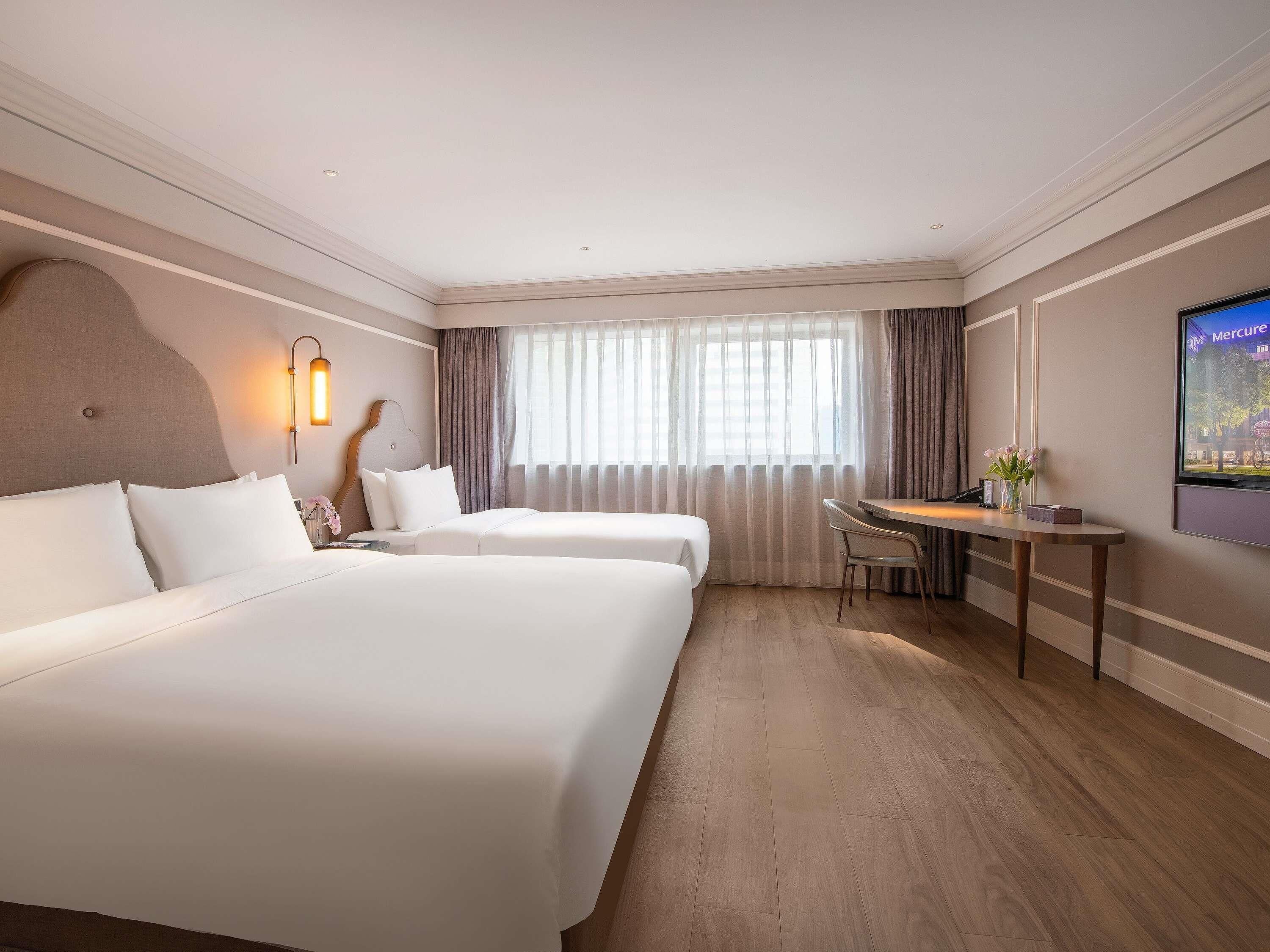 Down duvets, minibar, in-room safe, desk