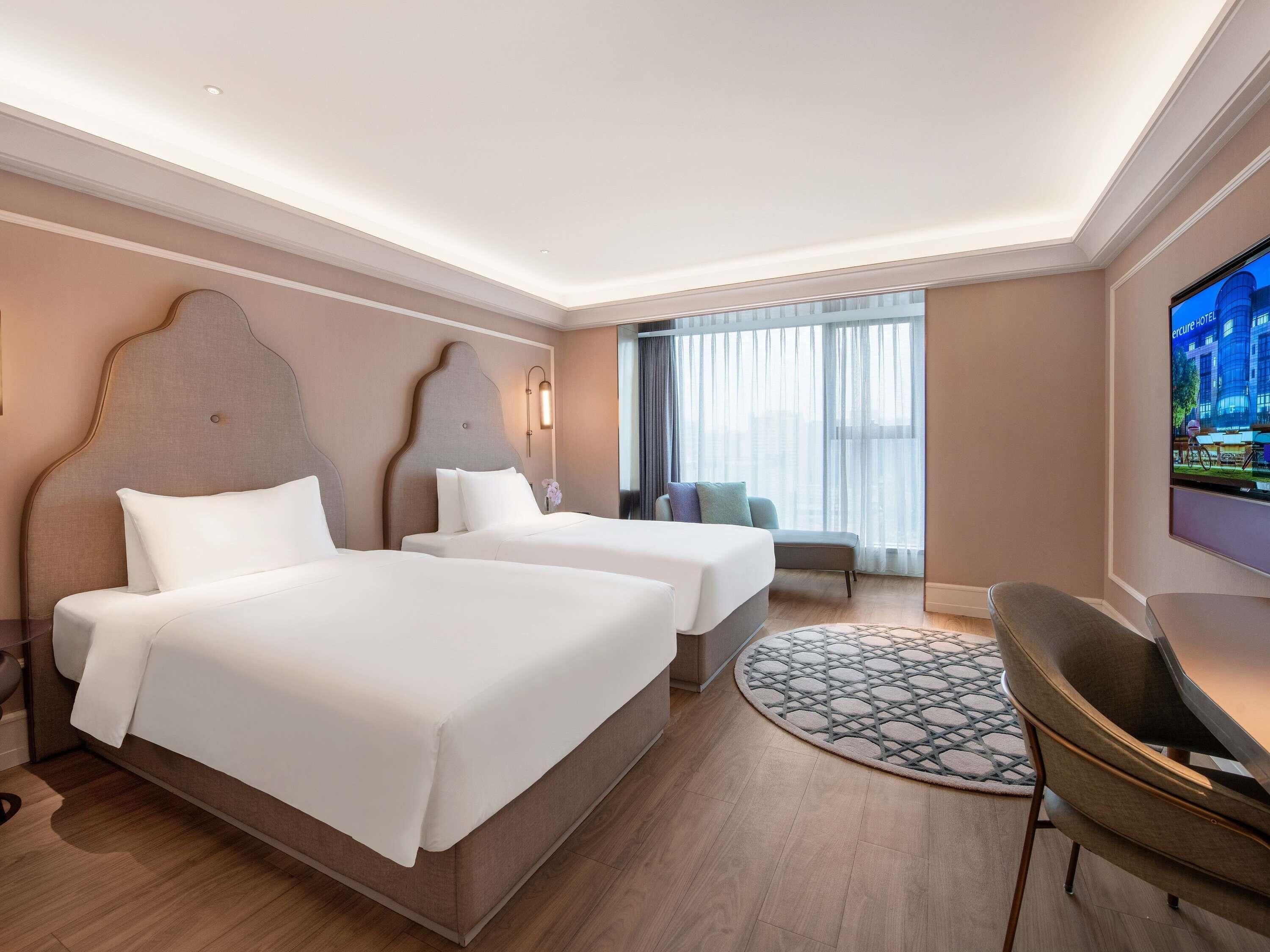 Down duvets, minibar, in-room safe, desk