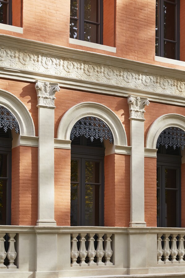 Majoituspaikan julkisivu