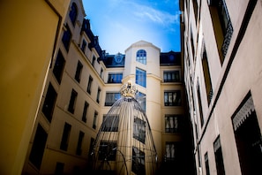 Façade de l’hébergement