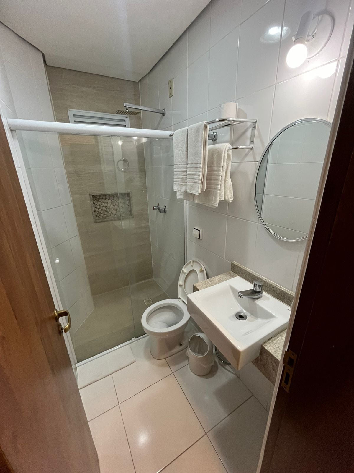 superior room, 1 king bed | bathroom | shower, hair dryer, towels, soap