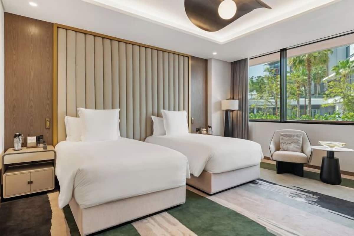 Roupas de cama premium, camas com colchões pillow-top