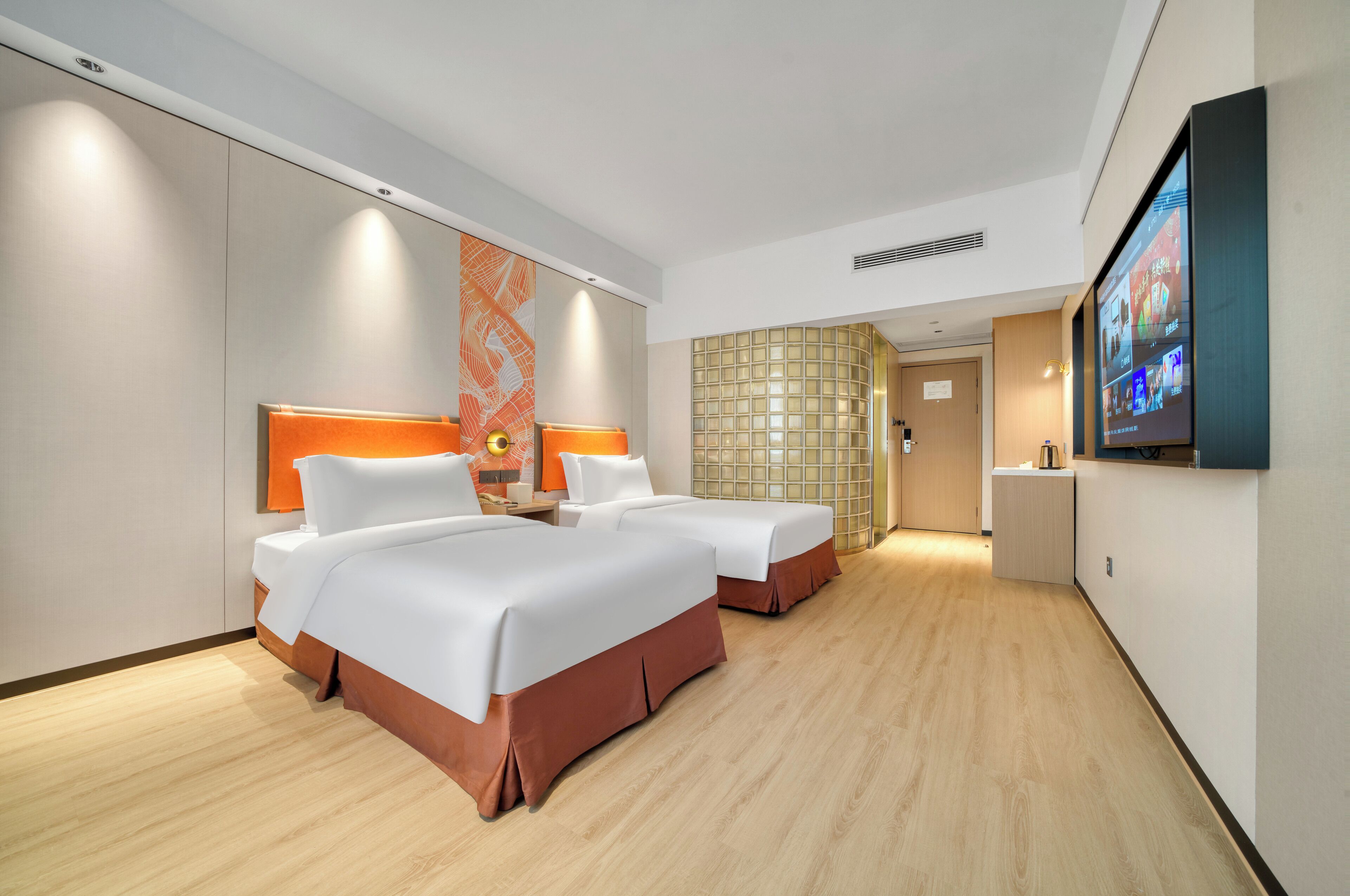 Business Twin Room | Premium bedding, desk, laptop workspace, soundproofing