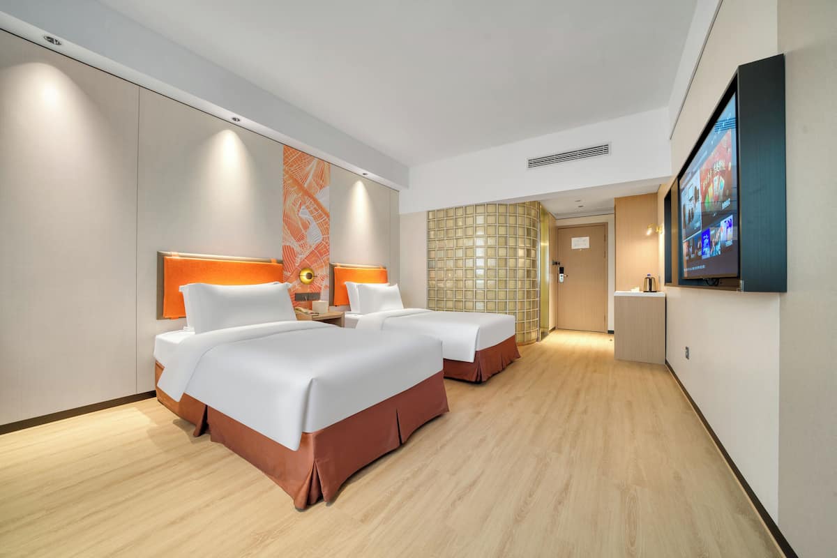 Business Twin Room | Premium bedding, desk, laptop workspace, soundproofing