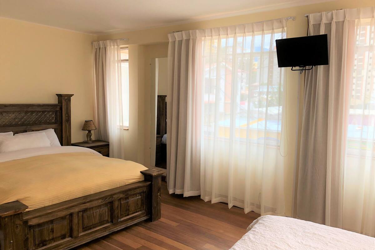 Soundproofing, iron/ironing board, free WiFi, bed sheets
