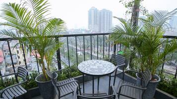 Vistas a la ciudad desde el alojamiento