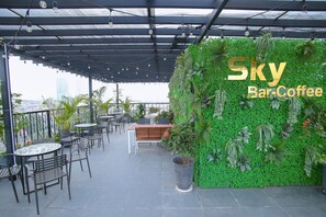 Outdoor banquet area