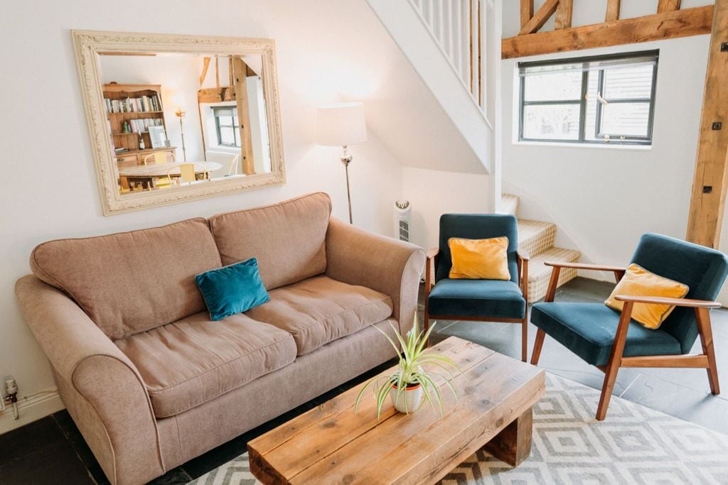 the hay loft, 2 bedrooms | living area | flat-screen tv, dvd player