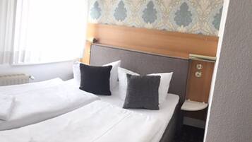 Desk, iron/ironing board, free WiFi, bed sheets