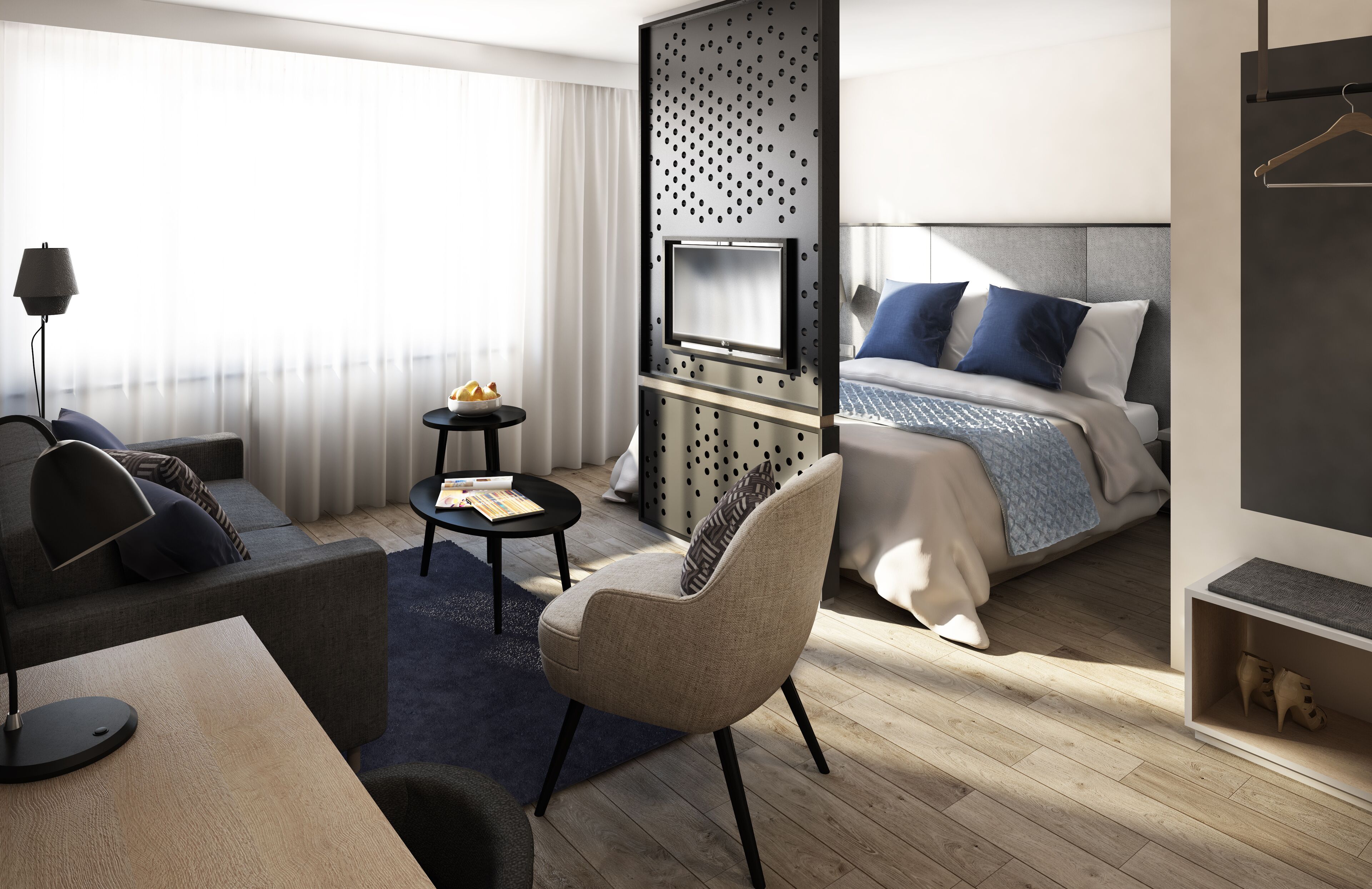 1 bedroom, premium bedding, in-room safe, individually decorated