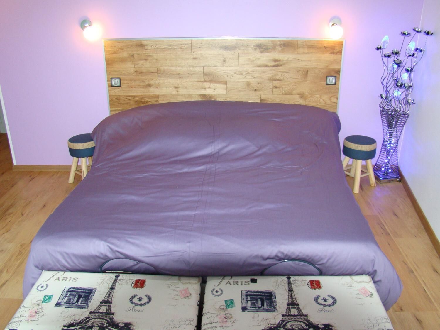 Ropa de cama de alta calidad, escritorio, sistema de insonorización