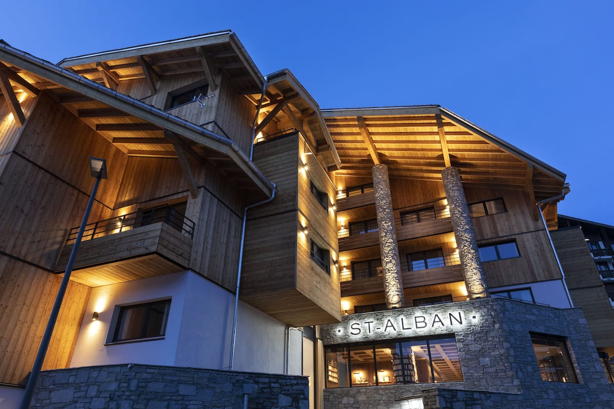 front of property – evening/night