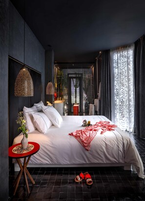 CACTUS SUITE | Egyptian cotton sheets, premium bedding, down duvets, in-room safe - Dar Kandi (Marrakech)