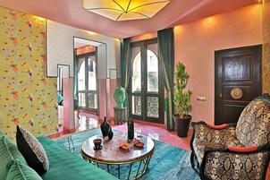 豪華套房, 1 間臥室 | 埃及棉床單、高級寢具、羽絨被、房內夾萬