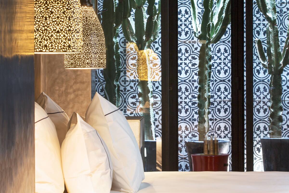 CACTUS SUITE | Blick auf den Innenhof
