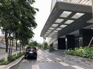 Entrada de l'allotjament