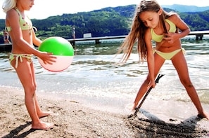 On the beach, beach bar