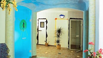 Een sauna, een stoombad