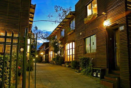 Front of property - evening/night. Hotel Di Torlaschi