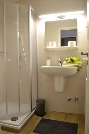 Dutxa, assecador de cabells i tovalloles