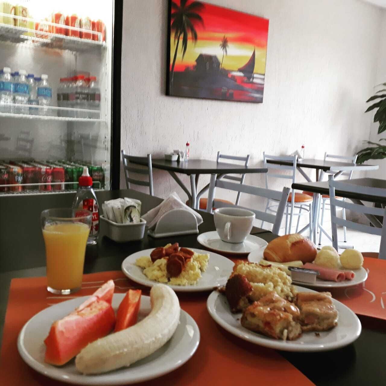 daily buffet breakfast (brl 15 per person)