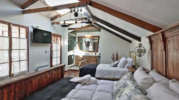 Suite Superior Doble | Cadar Frette Itali, peralatan tempat tidur hipoalergenik