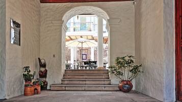Interior entrance