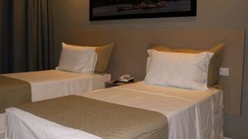 Double or Twin Room, 2 Twin Beds | In-room safe, desk, blackout drapes, free WiFi