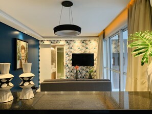 舒適公寓 | 客廳 | 平面電視