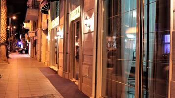 Front of property - evening/night