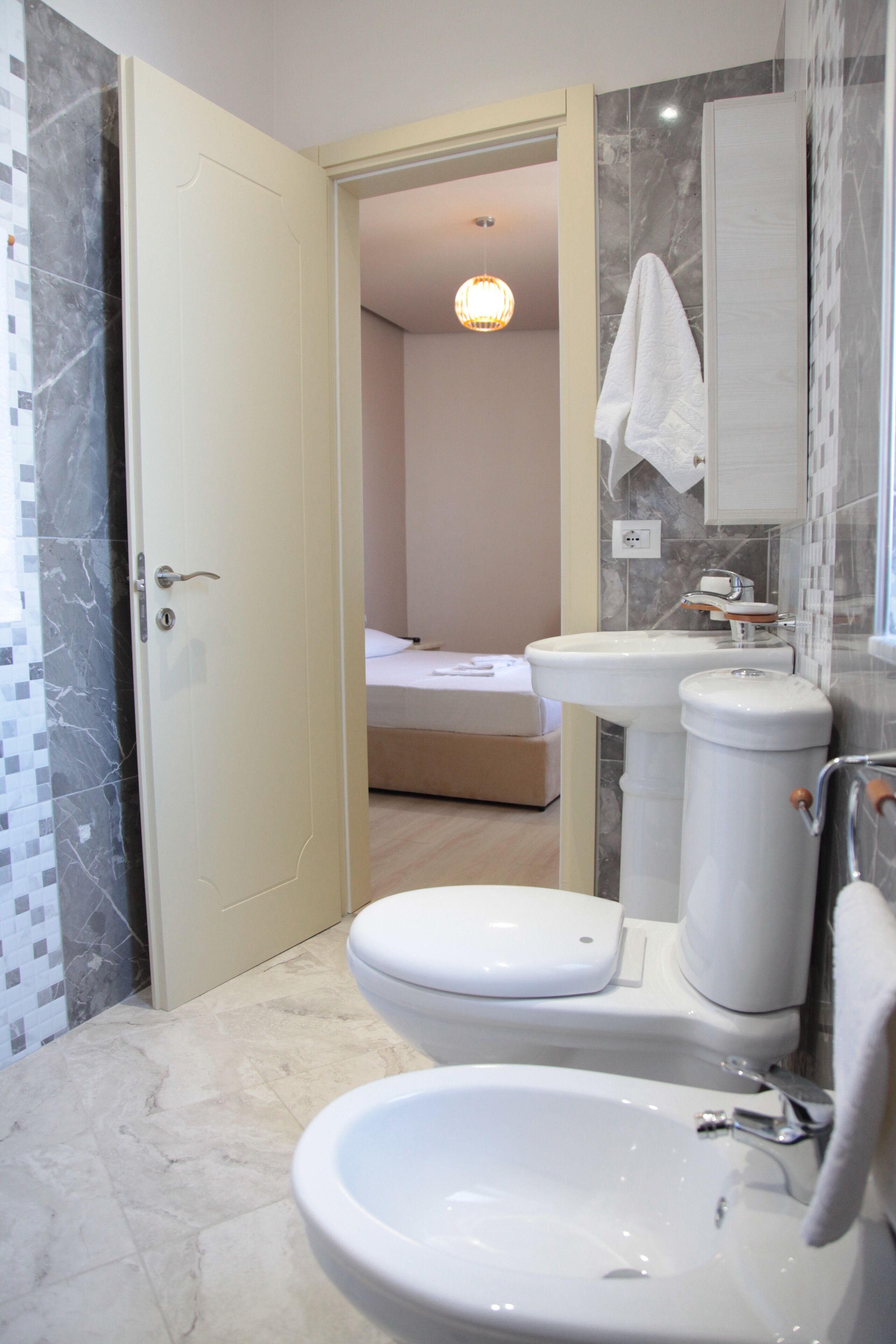 triple room, 3 single beds, balcony, partial sea view | 1 bedroom, in-room safe, soundproofing, free wifi