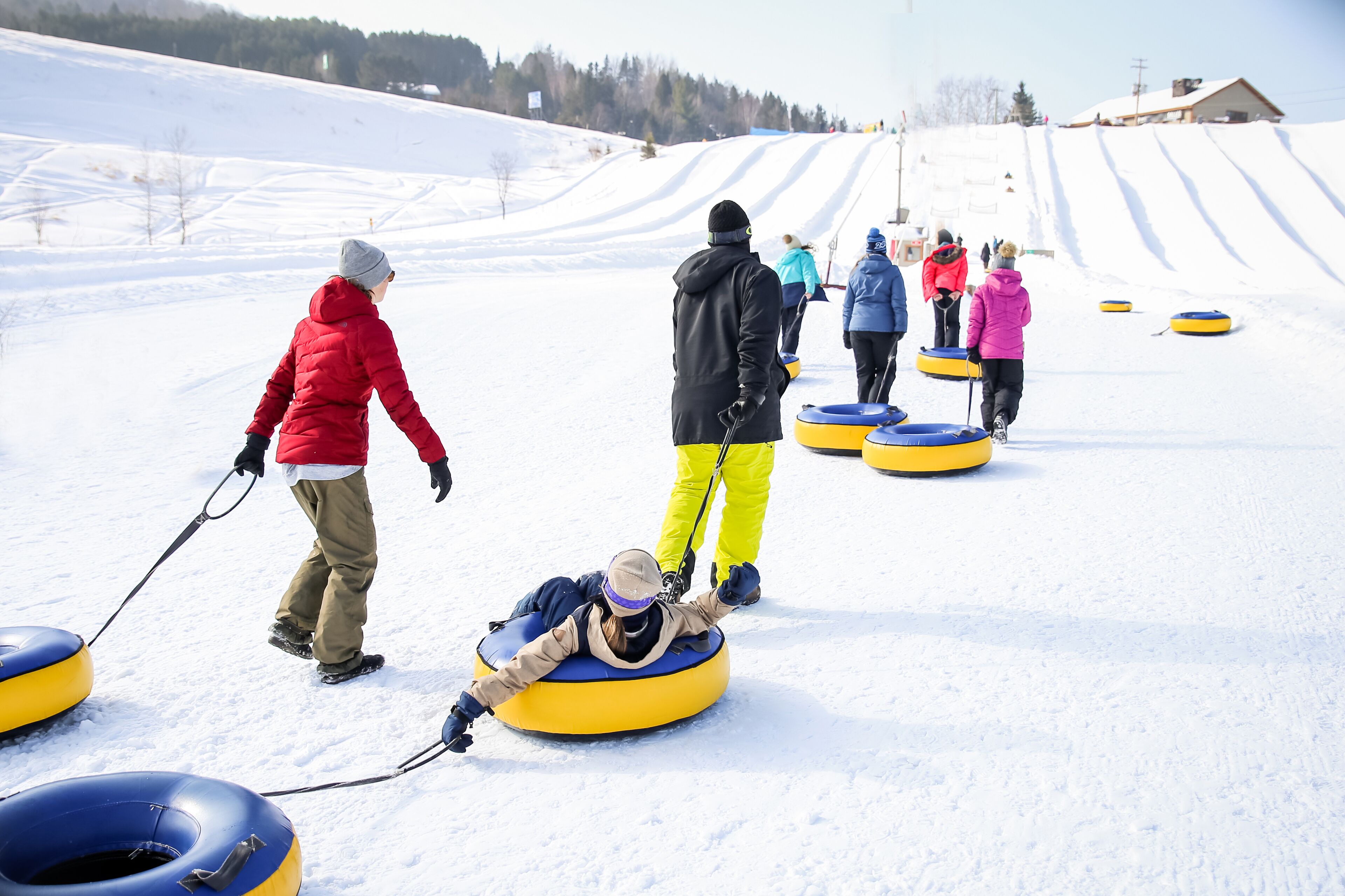 snow tubing