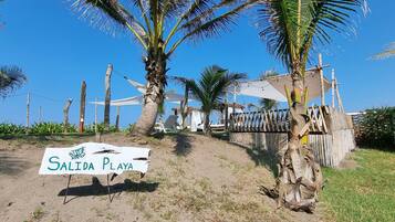 Private beach