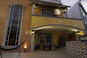 Front of property – evening/night