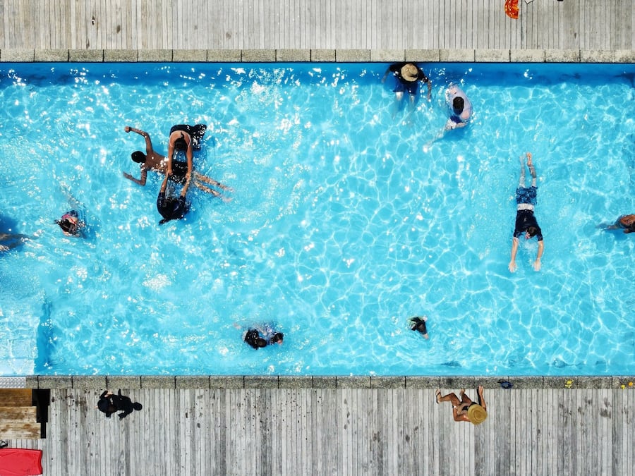 Seasonal outdoor pool