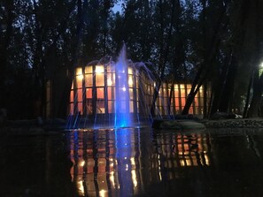 Front of property – evening/night