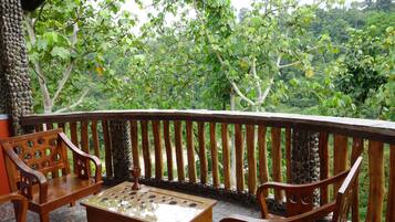 Familie-loftsleilighet, flere senger, ikke-røyk | Balkong