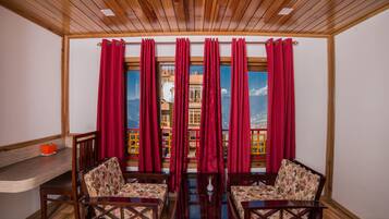 Premium Double or Twin Room, 1 Double Bed, Smoking, Hill View | 1 bedroom, premium bedding, in-room safe, individually decorated