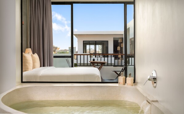 Classic Room (Free One Way Airport Transfer) | View from room - Gold Smith Residence (Siem Reap)