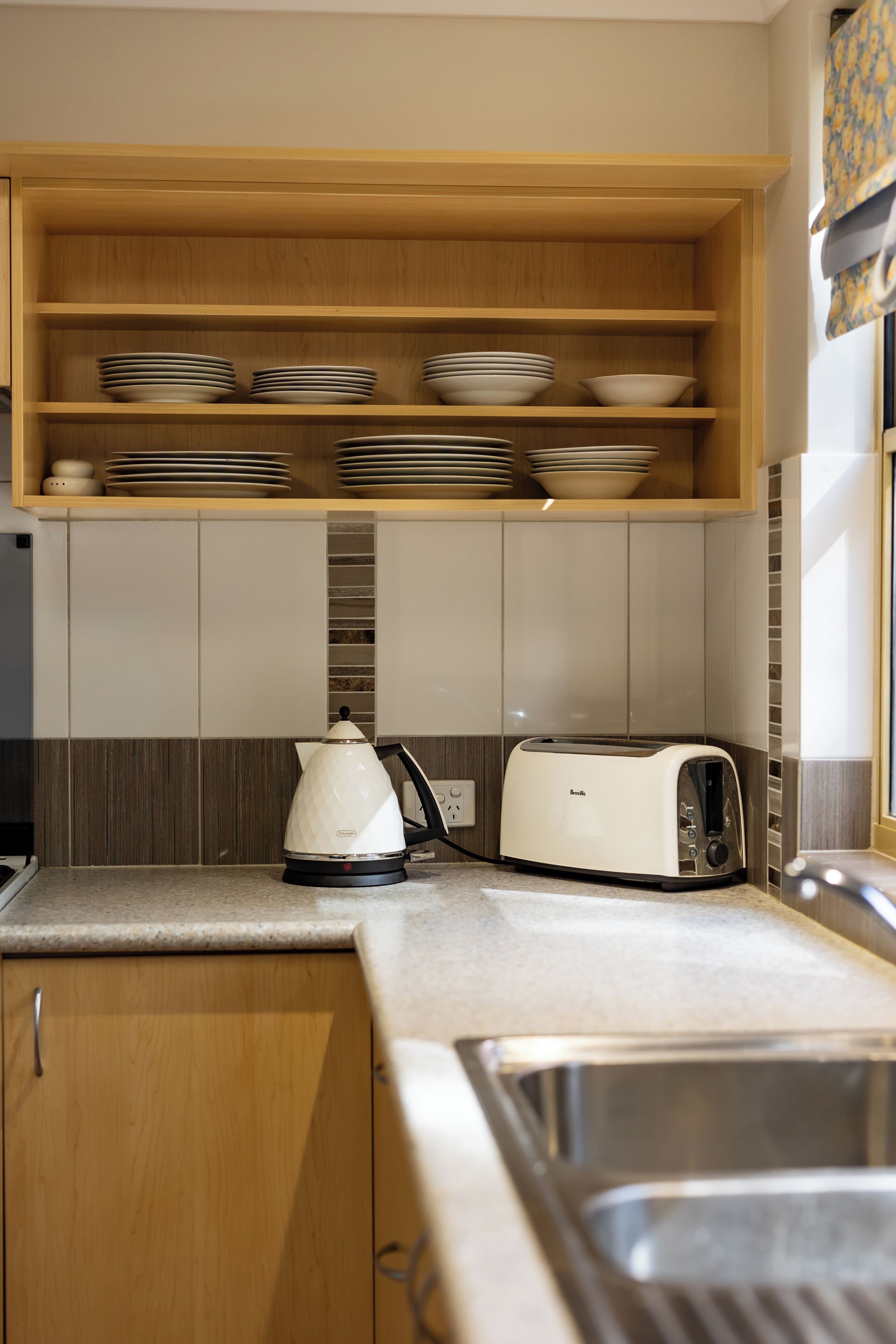 apartment | private kitchen | full-sized fridge, microwave, oven, stovetop