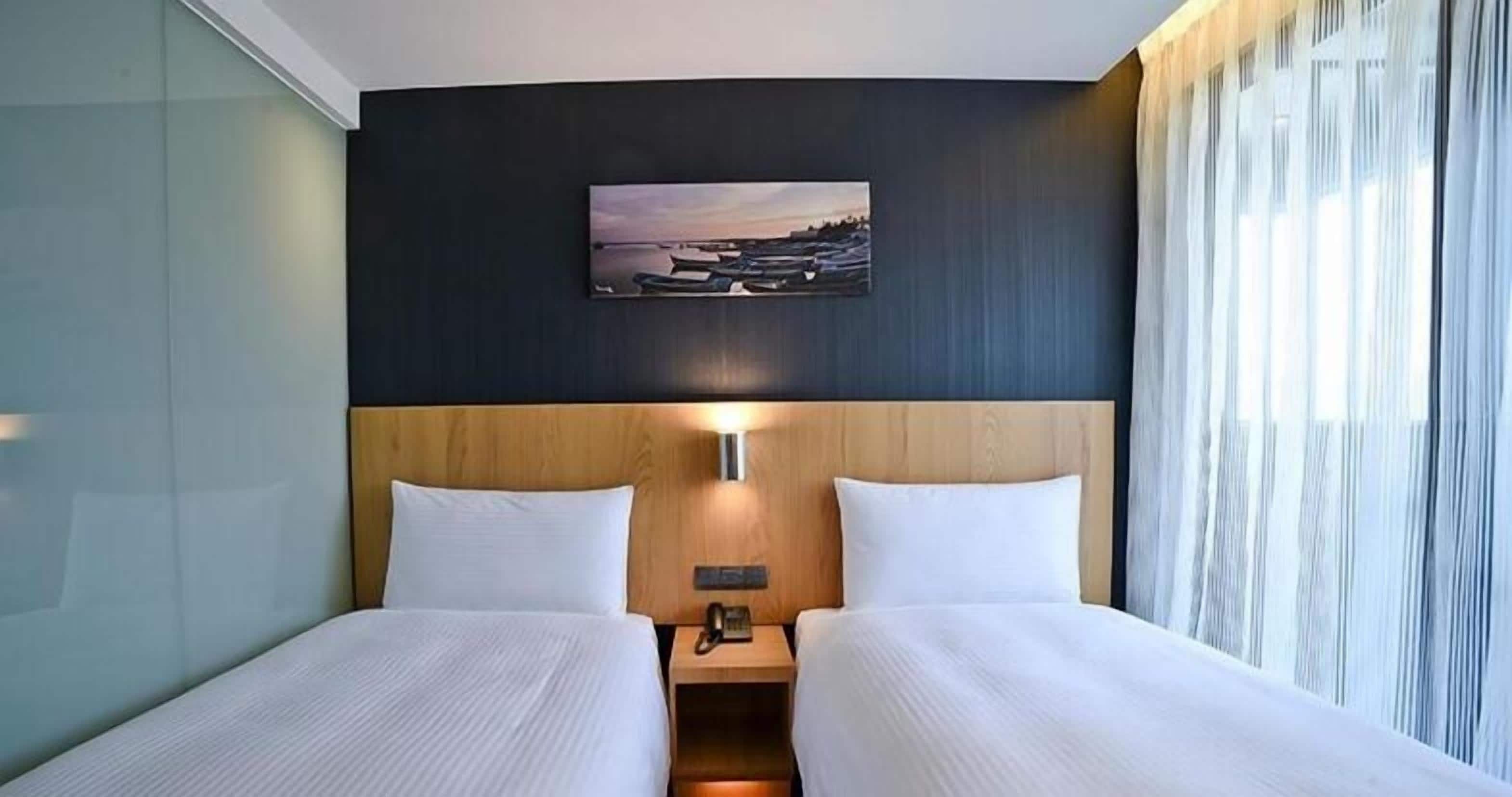 basic twin room, non smoking | desk, blackout curtains, free wifi, bed sheets