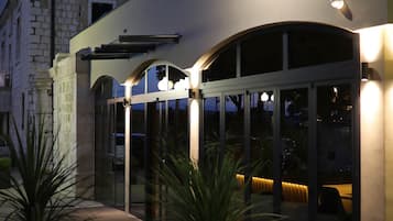 Front of property - evening/night