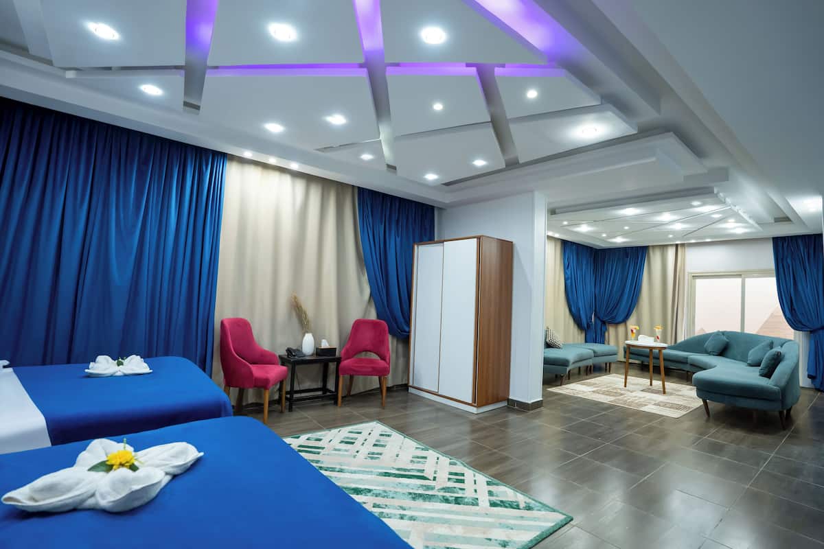 Suite (City View) | Minibaari, työpöytä, äänieristys, silitysrauta/-lauta