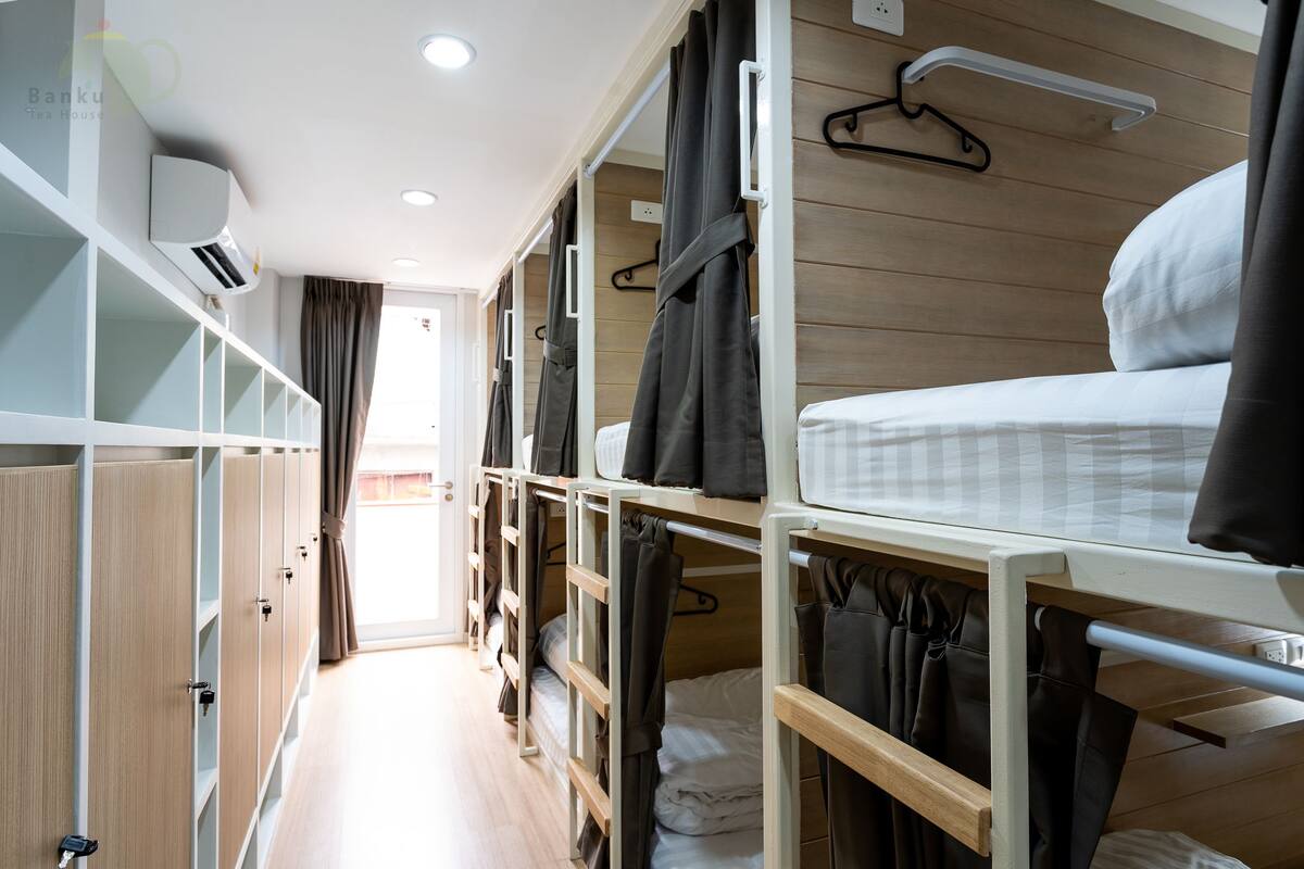 Premium bedding, blackout curtains, free WiFi, bed sheets