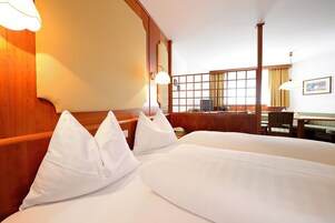 Apartamento, 2 habitaciones, balcón (A) | Caja fuerte, wifi gratis, ropa de cama